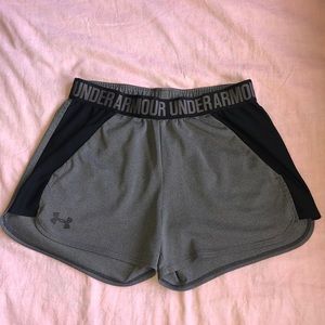 Gray under armour shorts